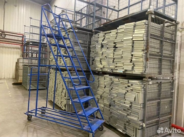 Стеллажи паллетные Мезонин бу полочный