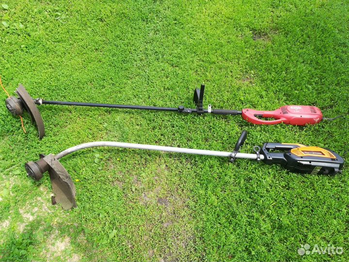 Триммер электрический для травы бу