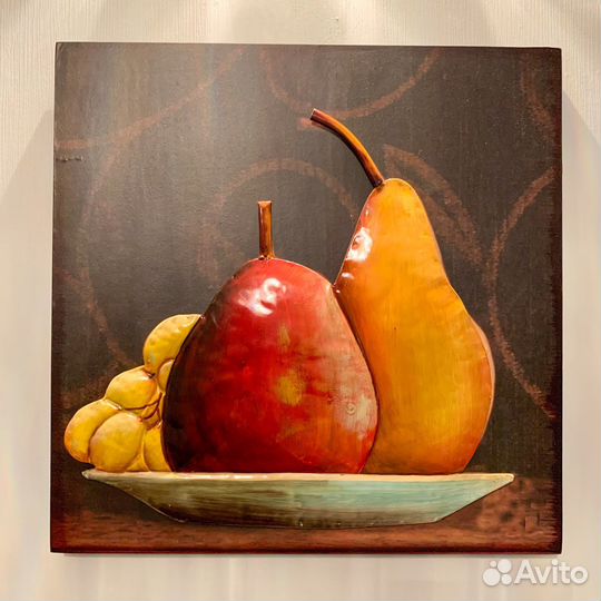 Картина металлическая Фрукты