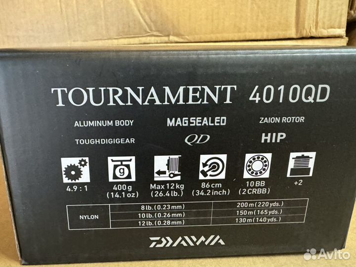 Катушка Daiwa 20 tournament 4010QD