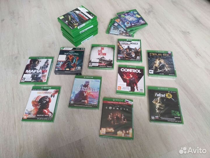 Новые Лицензионные диски на Xbox One / Series