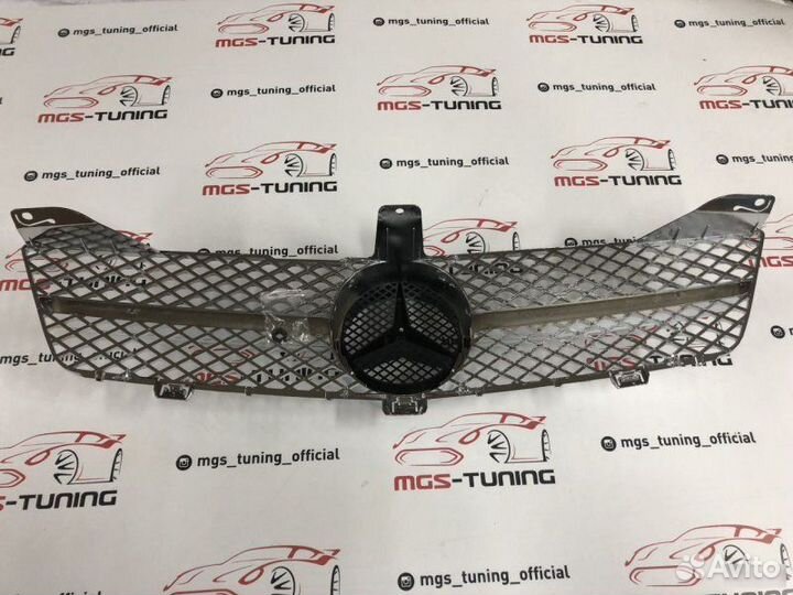 Решетка радиатора Mercedes CLS 219 08-10 AMG хром