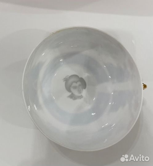 Фарфоровая чайная пара