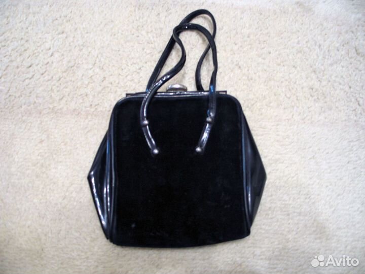 Сумочка дамская бархатная театральная советская