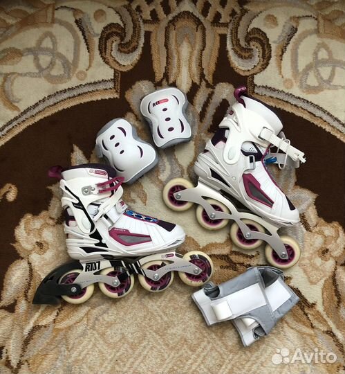 Ролики женские 38 размер+Защита