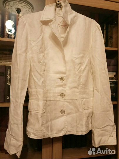 Летний льняной жакет женский Tom Tailor