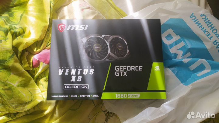 MSI Geforce GTX 1660 super ventus XS OC 6GB