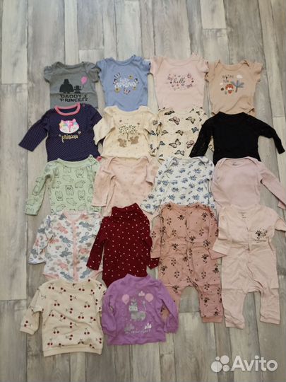 Вещи для девочки 68-80 см