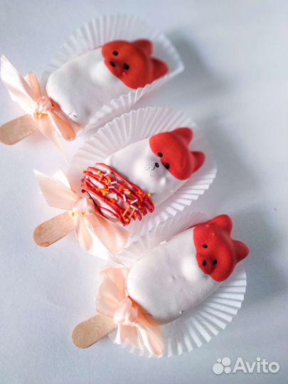 Пирожное- эскимо, кейк- попсы