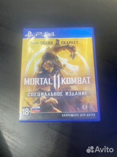 Mortal kombat 11 ps4 диск
