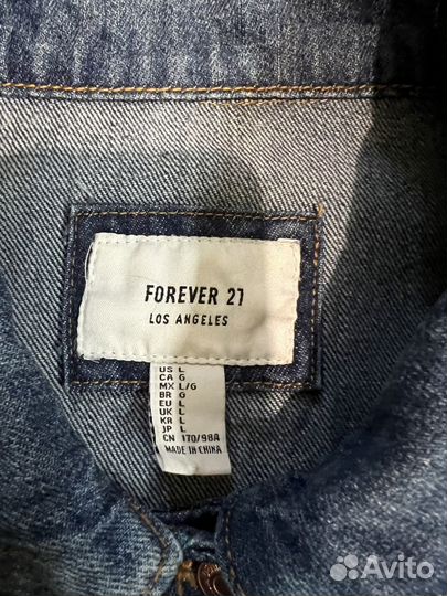 Женская джинсовая куртка Forever 21, L размер