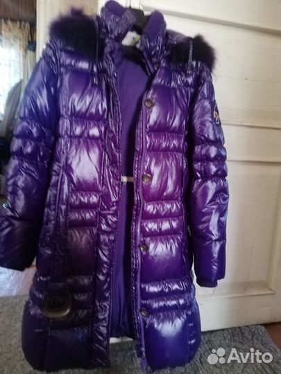 Пуховик на девочку 146