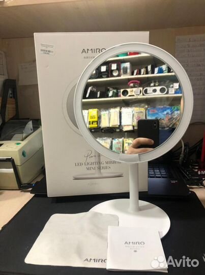 Зеркало косметическое с подсветкой Amiro mini 6.5