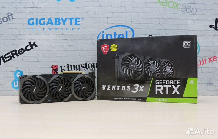 Видеокарта MSI RTX 3070Ti Ventus 3X OC 256Bit