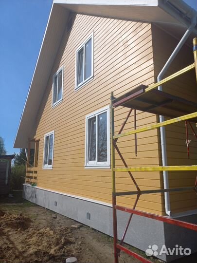 Покраска, шлифовка деревянных домов