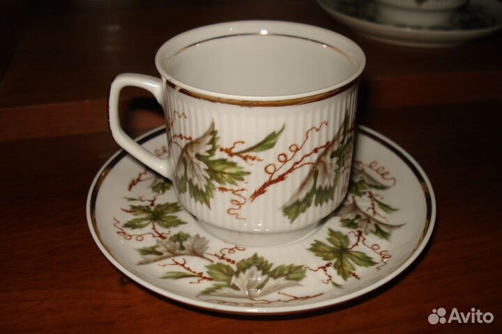 Кофейный сервиз Chodziez (фарфор, винтаж)