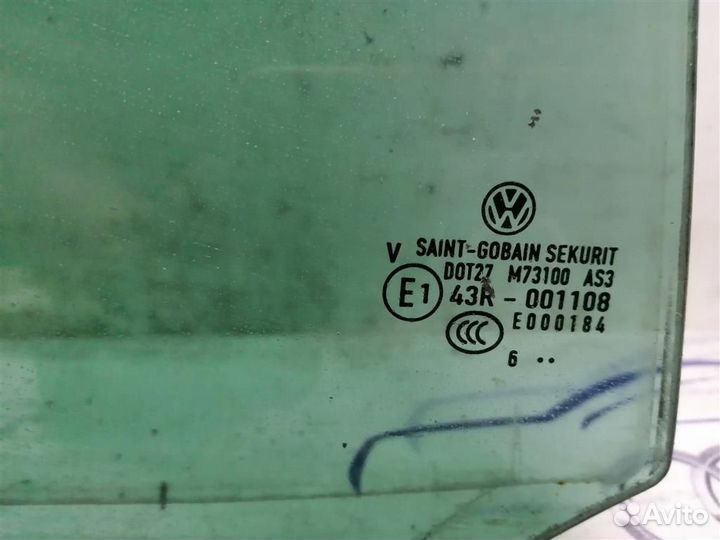 Стекло двери задней левой (форточка) VW Touran 20