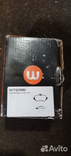 Колодки тормозные передние Mercedes Benz W168