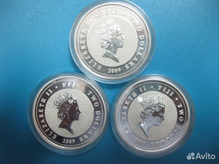 Набор серебряных монет