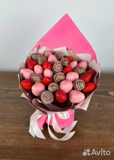 Букет из клубники в шоколаде