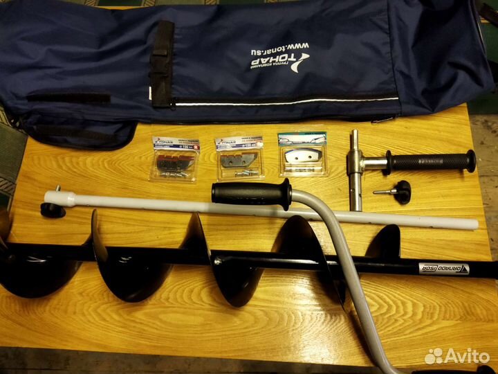 Комплект для зимней рыбалки ледобур Торнадо