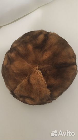 Берет из стриженой норки