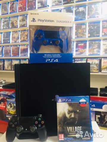 Sony playstation 4 ps4 pro Resident evil 8 gold