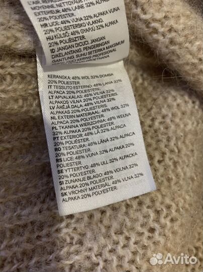 Свитер Hm premium шерсть альпака