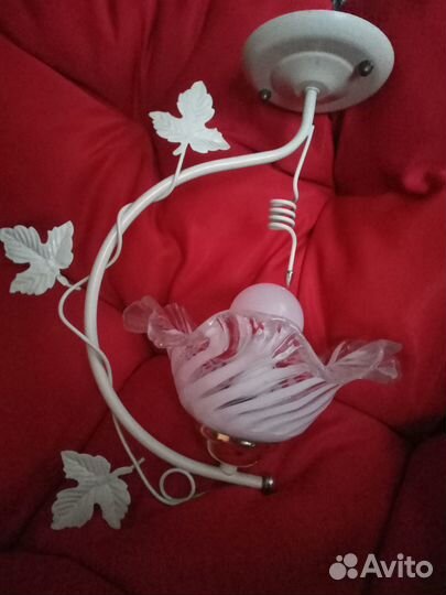 Люстра потолочная бу