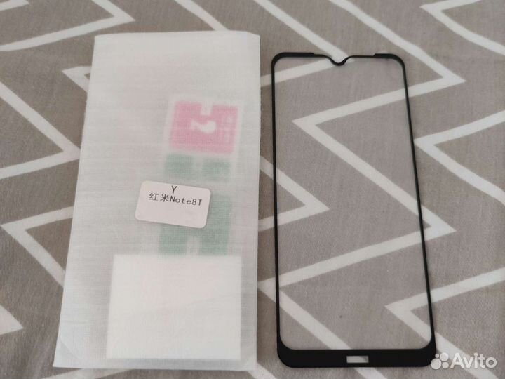 Защитное стекло на xiaomi redmi note 8T