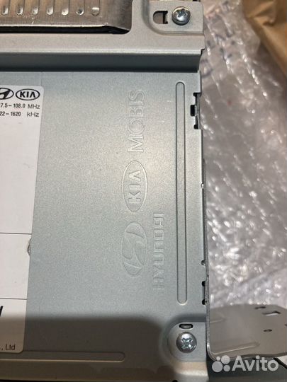 Штатная магнитола Kia rio 4