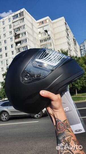 Шлем HJC i70 черный матовый XXL