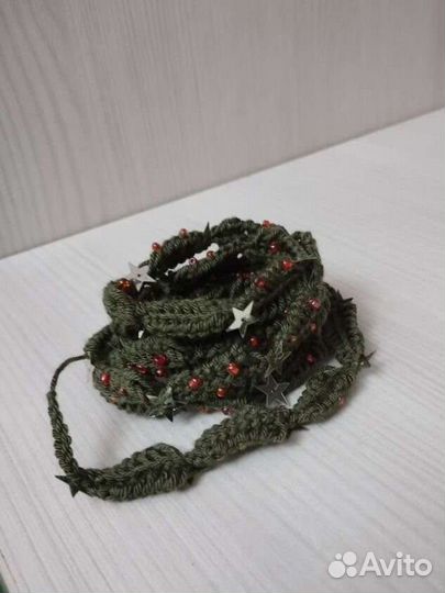 Новогодняя гирлянда/ожерелье из елочек