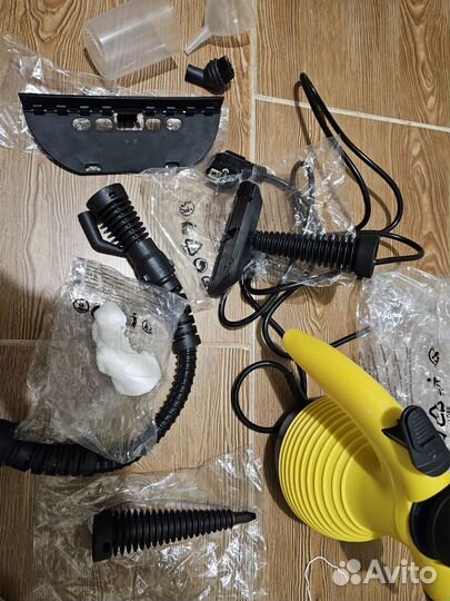 Паровой очиститель ручной с начадками новый