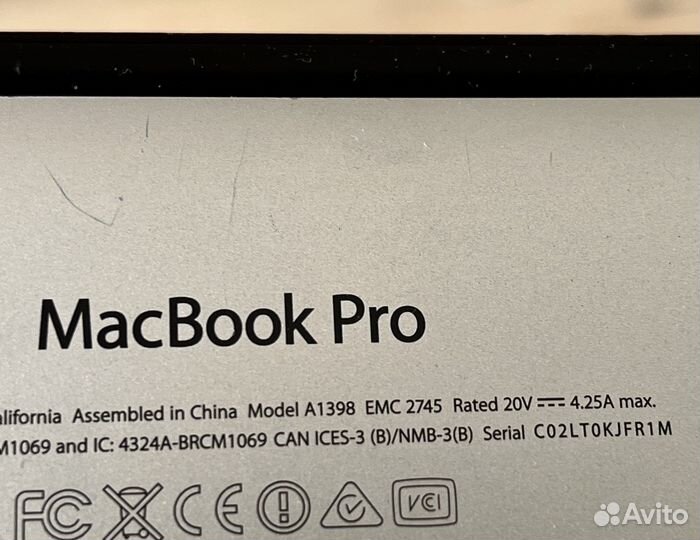 Apple MacBook Pro 15 late 2013 1Tb/2.6ghz
