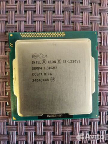 Процессор Intel xeon e3 1230v2 soket 1155