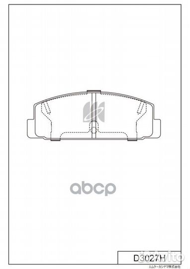 Колодки тормозные Mazda Premacy GP# 99, Familia