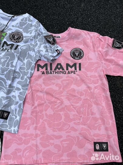 Футболка bape x Inter miami все цвета