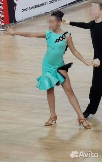 Платье для бальных танцев латина ю1