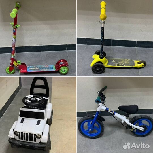 Самокат беговел машинка каталка