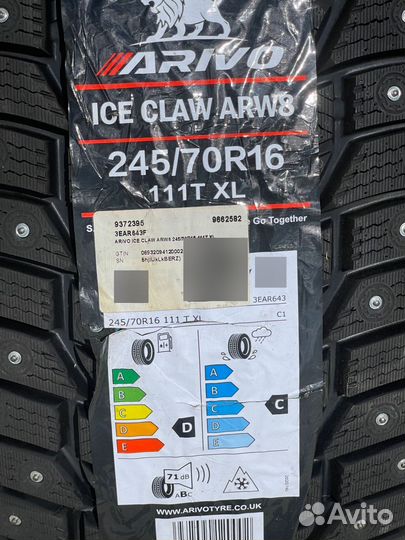 Arivo Ice Claw ARW8 245/70 R16