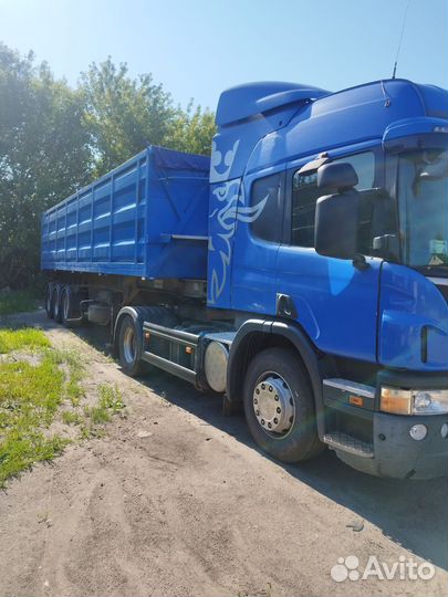 Scania P 360 с полуприцепом, 2013