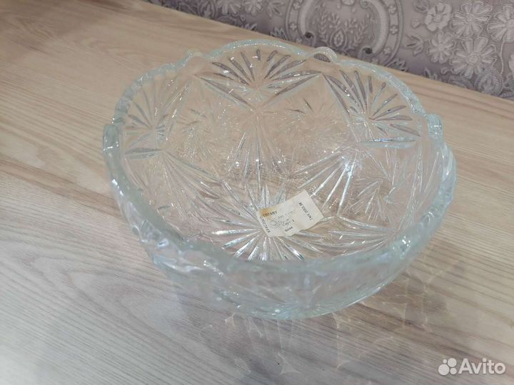 Салатница, Хрусталь СССР Красный Гигант