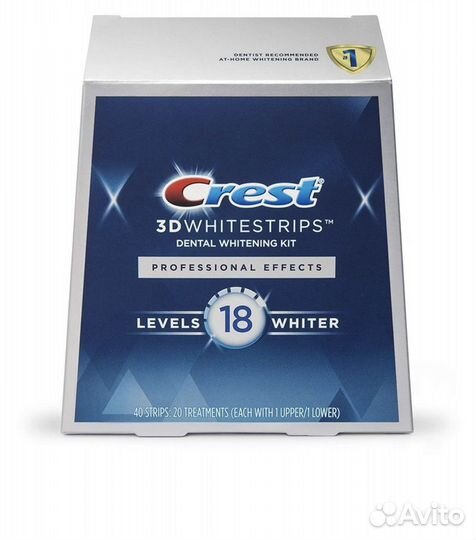 Отбеливающие полоски для зубов crest 3D whitestr