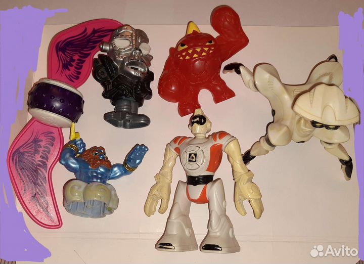 Много Игрушки из макдональдса хэппи мил Бургеркинг