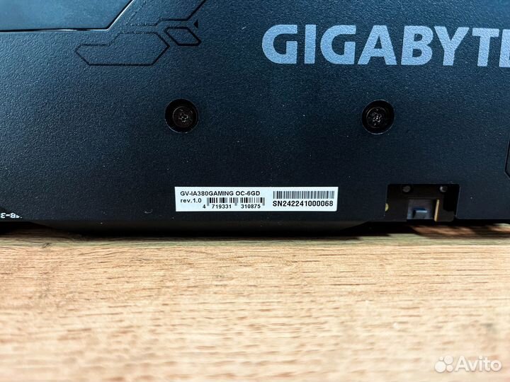 Gigabyte Intel A380 6Gb / Обмен / Гарантия 90 дней