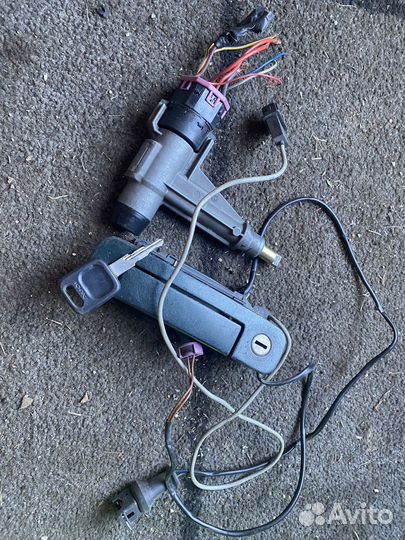 Замок зажигания комплект ауди а6 100 с4