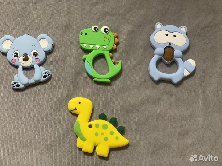 Силиконовые грызунки / прорезыватели / фурнитура