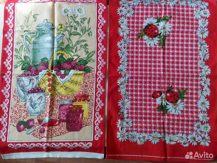 Ссср-Полотенца*2+Рушники:Лён.Жаккард,Х/б,Вафельные