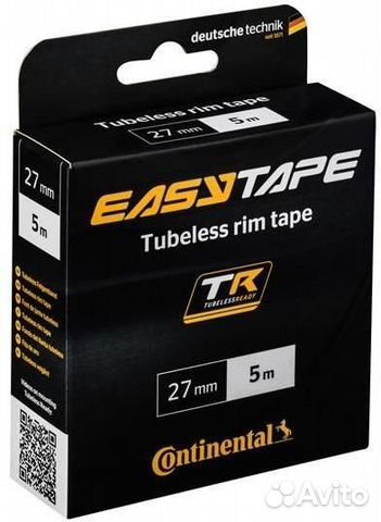 Лента на обод для бескамерных шин Continental 5 м